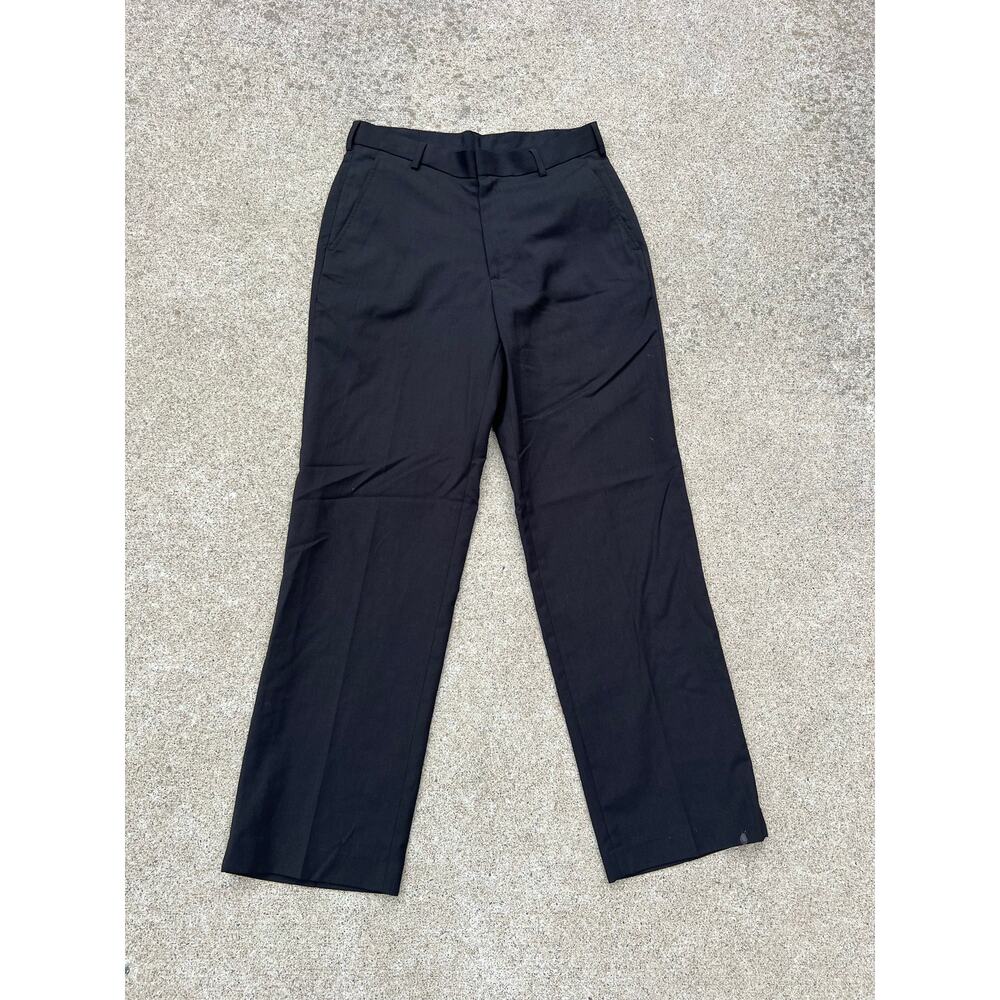 J. Ferrar Men 30x30 Black Modern Fit Dress Pants Straight‎ Leg Office Minimalist